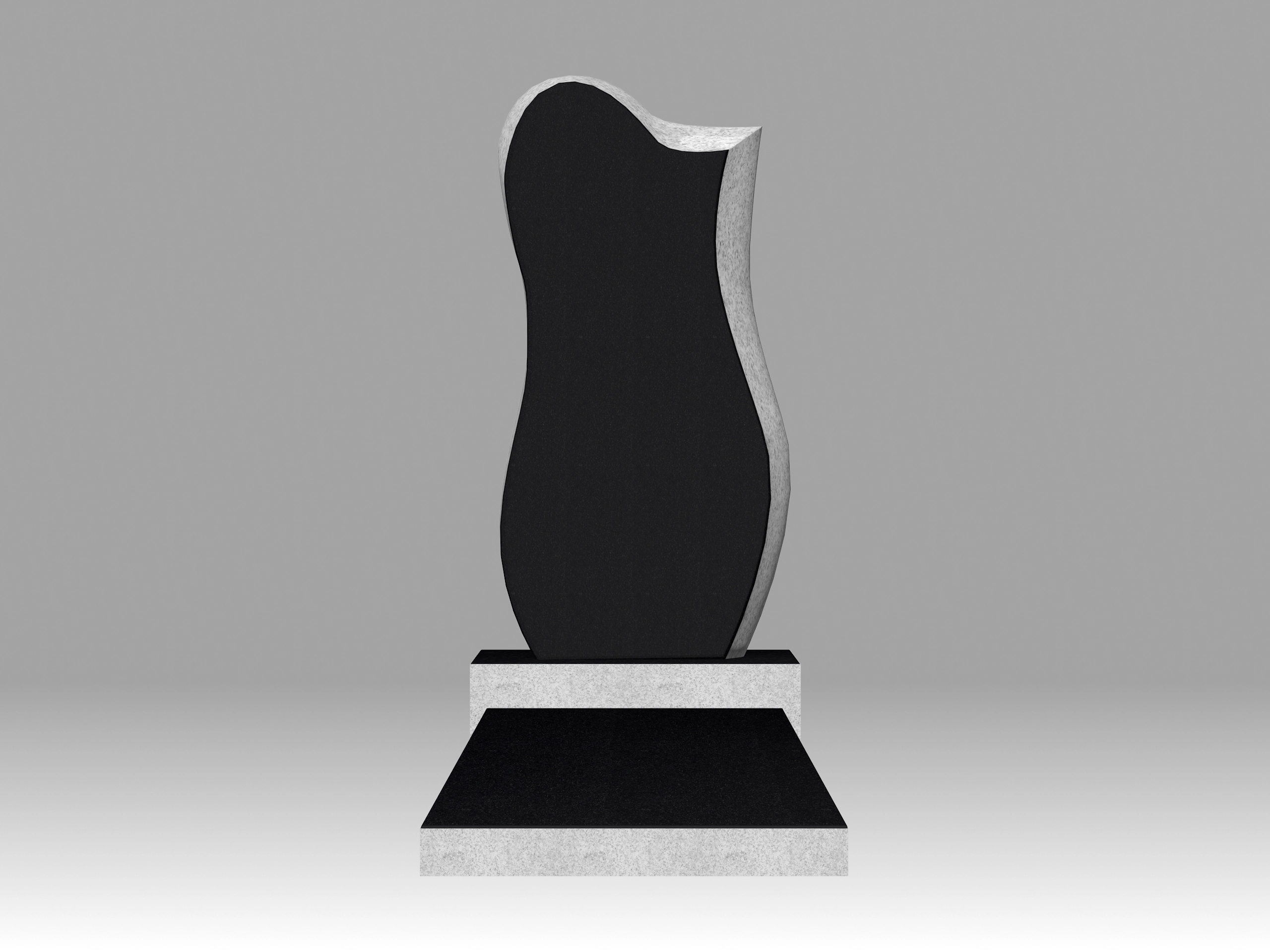 Памятник 29О фигурный с плитой 5см 120х60