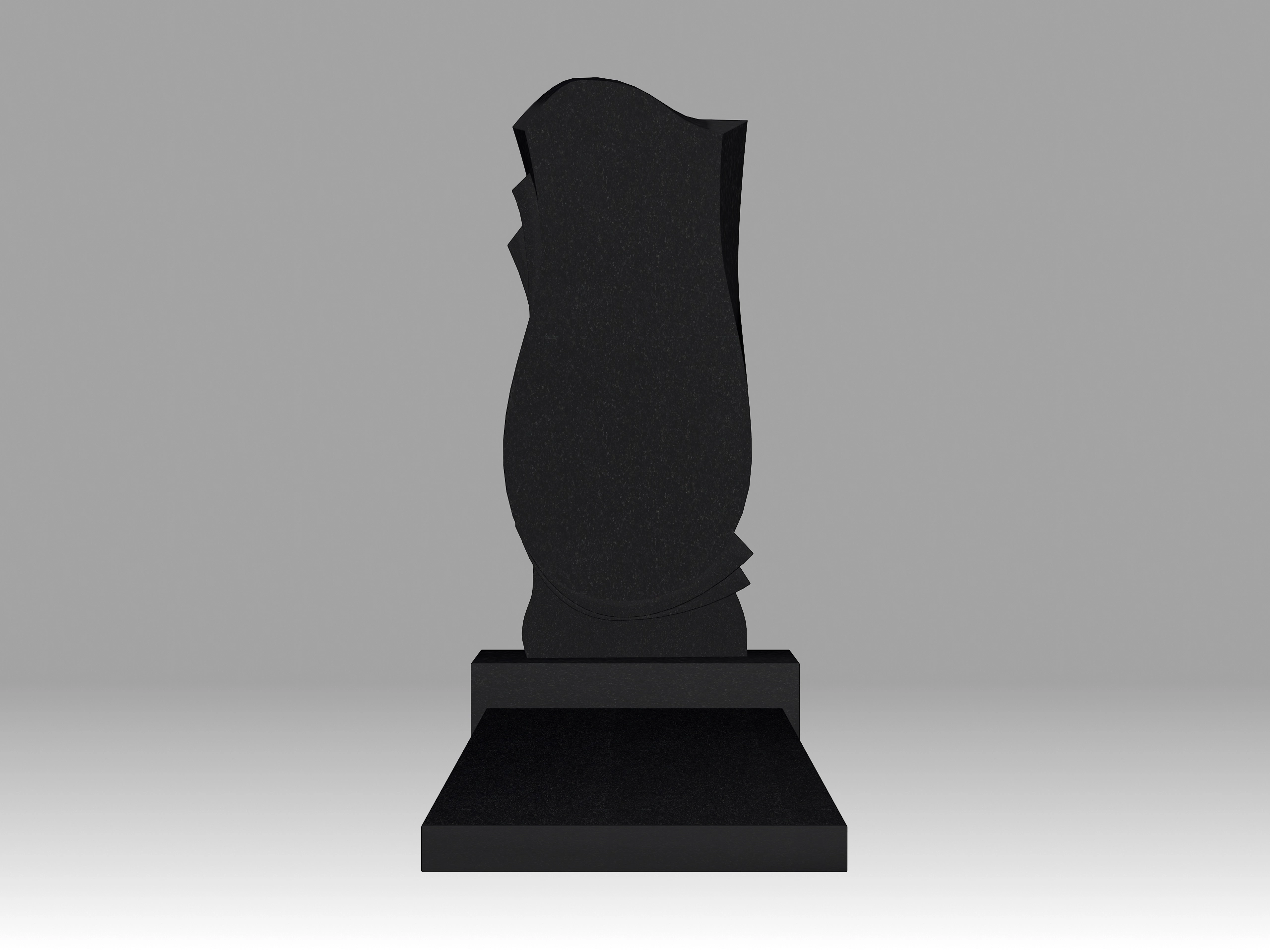 Памятник 26К фигурный с плитой 5см 100х50